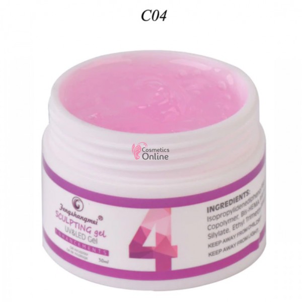 Gel UV / LED FSM Sclupting Gel de constructie, 15ml - 04 Cupcake